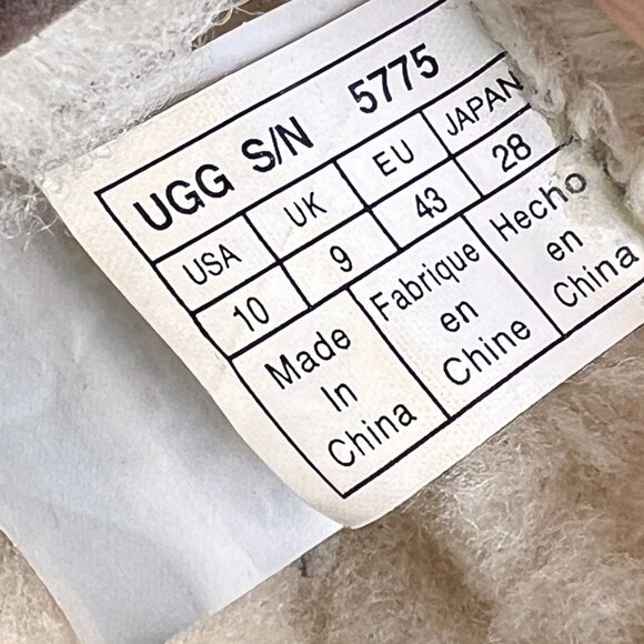Ugg Loafer Men 10 Slipper Suede Leather Shoe Sheepskin Lining Comfort Core Ex main image 9